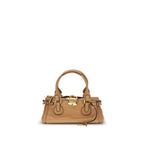 Brown Buffalo Leather Shoulder Bag