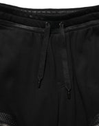 Black Mid Waist Cargo Jogger Sweatpants Pants