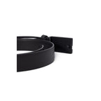 Black Leather Regular Belt