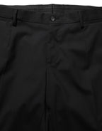 Black Wool Slim Fit Formal 2 Piece Men Suit
