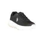 Black Polyurethane Women's Sneaker