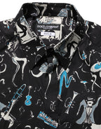 Black Jazz Club Cotton GOLD Fit Dress Shirt