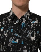 Black Jazz Club Cotton GOLD Fit Dress Shirt