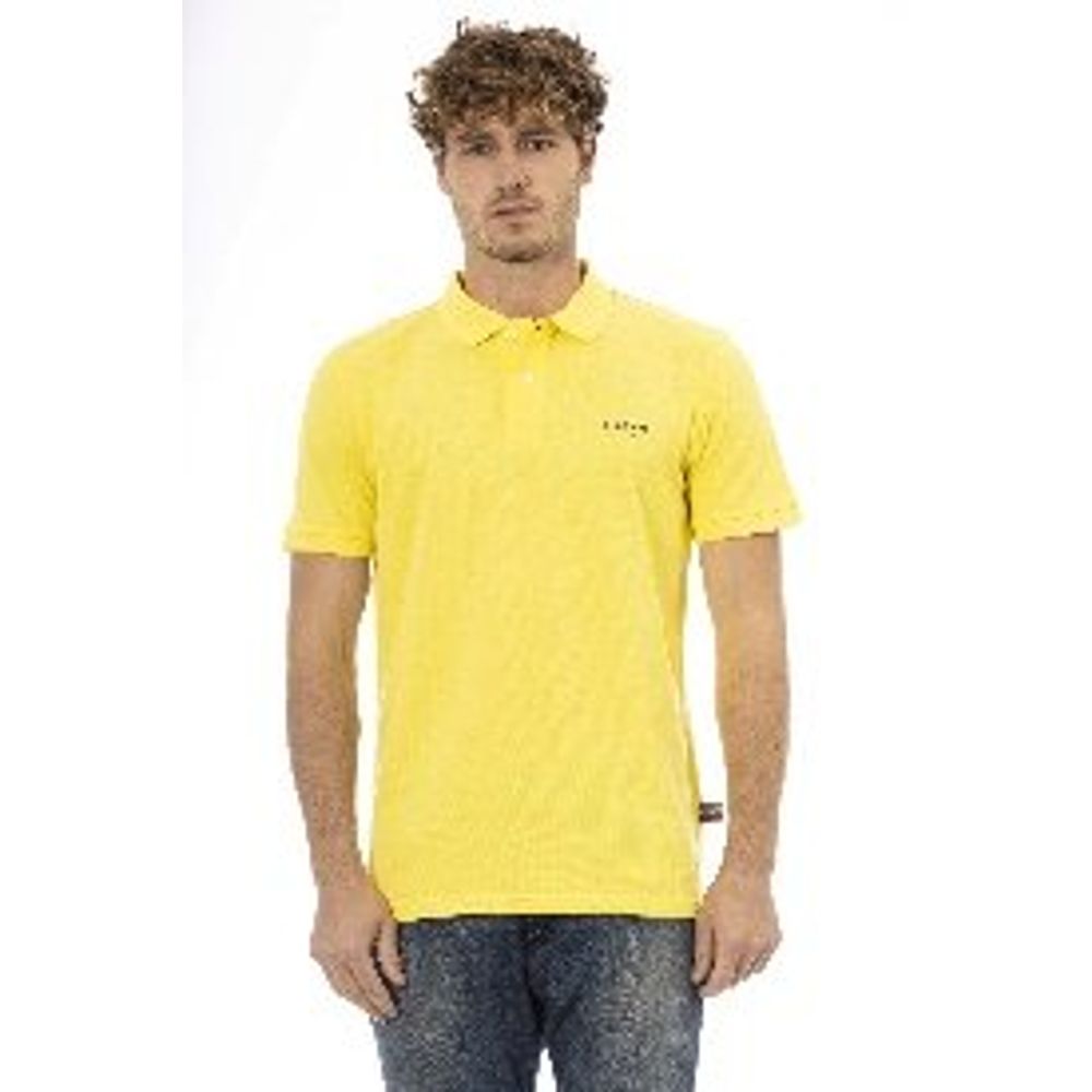 Black And White Cotton Polo Shirt
