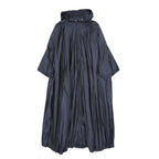 Blue Polyester Coat