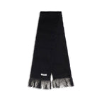 Black Wool Oves Aries Scarf