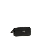 Black Recycled Polyamide Clutch Bag
