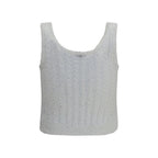 White Linen Tank Tops