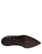 Black Leather Men Derby Dress Formal Shoes
