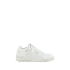 White Calf Leather Bos Taurus Athletic Sneakers