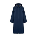 Blue Polyester Coat