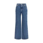 Blue Cotton Jeans Denim
