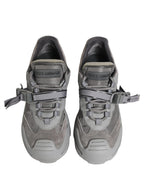 Gray Airmaster Panelled Low Top Men Sneakers Shoes