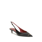 Black Calf Leather Bos Taurus High Heel Pumps
