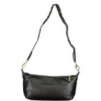 Nero Polyurethane Women's Bag with Adjustable Shoulder Strap