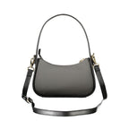 Black Polyurethane Women's Bag