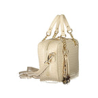 Beige Polyurethane Womens Bag
