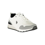 Bianco Poliuretano Uomo Sneaker