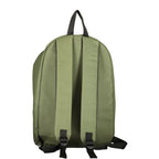 Green Polyester Men's Backpack