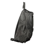 Black Polyester Men's Backpack