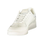 White Polyurethane Men's Sneaker
