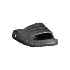 Black Polyurethane Men Slipper