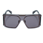Gray Injected Sunglasses