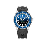 Black Rubber Sport Watch