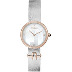 Gray Stainless Steel Dress Watch