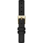 Black Leather Dress Watch