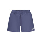 Blue Polyester Men Swim Short