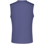 Blue Polyester Men's Tank