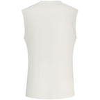 White Polyester Men's Tank