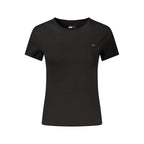 Black Cotton Women's T-Shirt