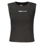 Black Cotton Women's Tank Top