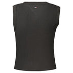 Black Cotton Women's Tank Top