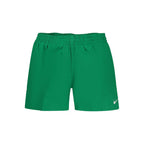 Green Polyester Men's Swimwear