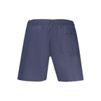 Blue Polyester Men's Swim Shorts