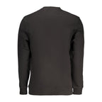Black Cotton Men's Sweatshirt
