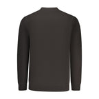 Black Cotton Men's Sweatshirt