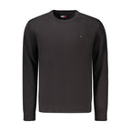Black Cotton Men's Sweater