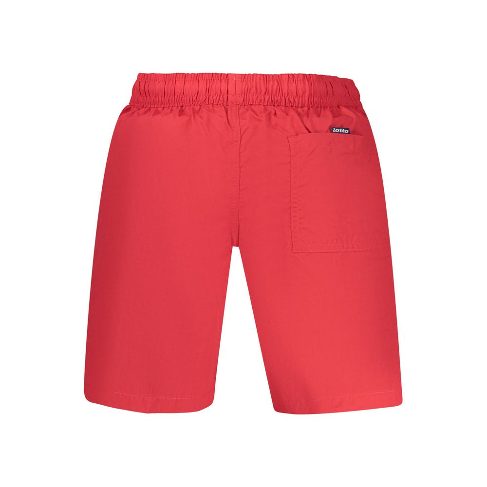 Rosso Poliammide Male Swimwear
