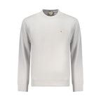 Gray Cotton Men Sweatshirt
