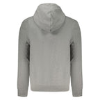 Gray Cotton Men's Hoodie