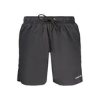 Black Polyamide Men's Swimwear