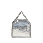 Silver Polyester Handbag
