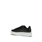 Black Calf Leather Bos Taurus Platform Sneakers