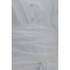 White Cotton Dress Shirt