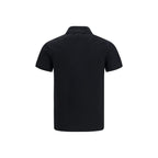 Black Cotton Polo Shirt
