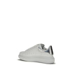 White Calf Leather Bos Taurus Platform Sneakers